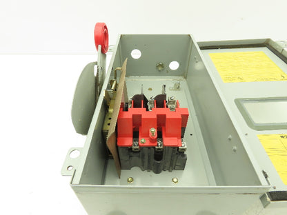 Cutler Hammer Eaton DH362UDKW Safety Disconnect Switch 60A 600V 3Ph Non Fused