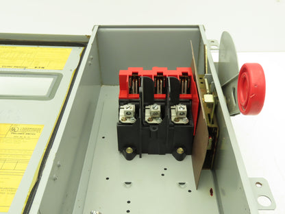 Cutler Hammer Eaton DH362UDKW Safety Disconnect Switch 60A 600V 3Ph Non Fused