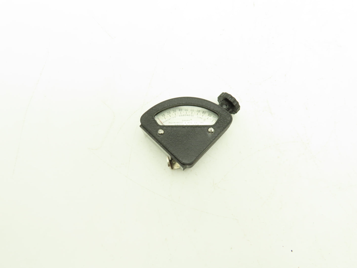 Shore Instruments 52384-C Vintage Durometer Hardness Tester 0-100 Leather Case