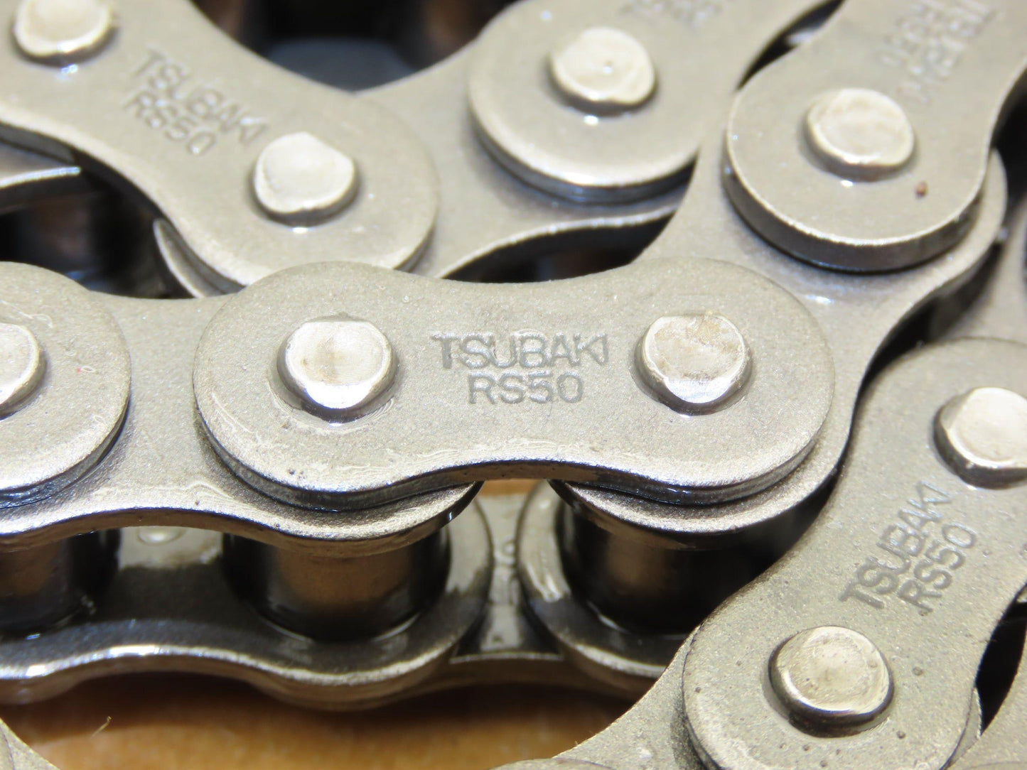 Tsubaki RS50-1-RP #50 Roller Chain 10' / 12' Long 5/8" Pitch Lot of 2  READ