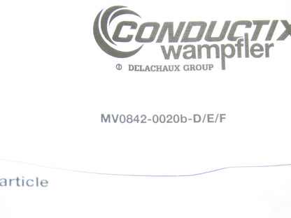 Conductix Wampfler MV0842-0020b Current Collector Shoe 7 Conductor Power Car