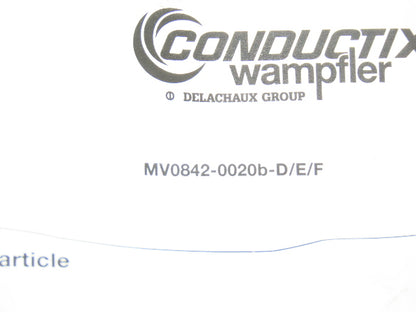 Conductix Wampfler MV0842-0020b Current Collector Shoe 7 Conductor Power Car