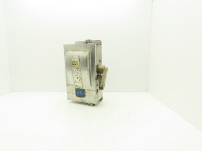 Siemens F321SSR-CH Safety Switch Disconnect Fused Stainless Steel 30A 240VAC