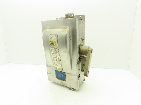 Siemens F321SSR-CH Safety Switch Disconnect Fused Stainless Steel 30A 240VAC