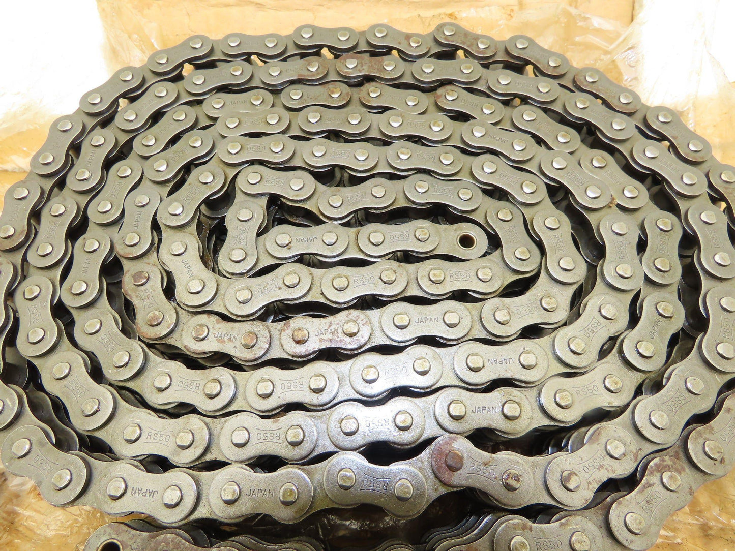 Tsubaki RS50-3RIV Triple Strand Chain 10' Long 50 Size 5/8" Pitch