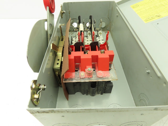 Eaton Power Master H362SNK Safety Disconnect Switch 60A 600V 3Ph Fused