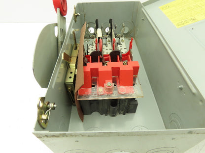 Eaton Power Master H362SNK Safety Disconnect Switch 60A 600V 3Ph Fused