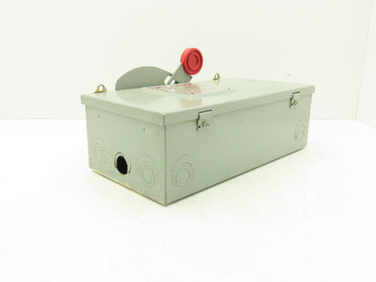 Eaton Power Master H362SNK Safety Disconnect Switch 60A 600V 3Ph Fused