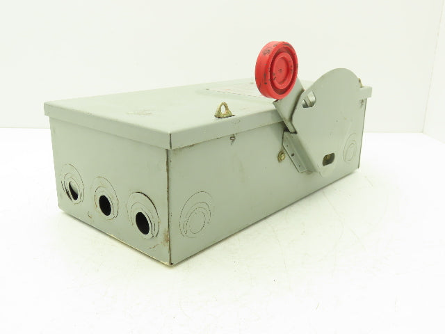 Eaton Power Master H362SNK Safety Disconnect Switch 60A 600V 3Ph Fused