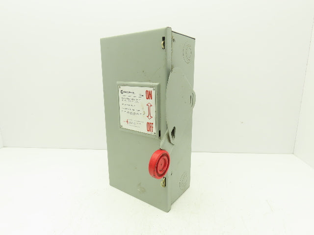Eaton Power Master H362SNK Safety Disconnect Switch 60A 600V 3Ph Fused
