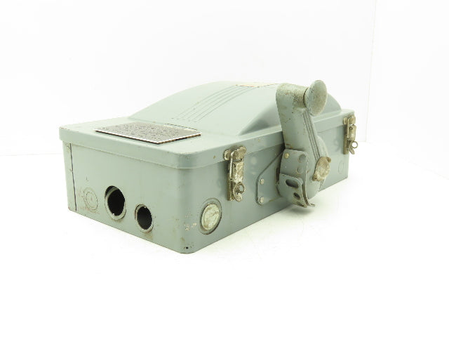 Westinghouse AHF-361 Safety Disconnect Switch 30A 600VAC Fused 20HP