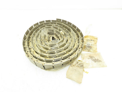 Tsubaki TS550NP-P-100 Stainless Table Top Conveyor Chain 88-Link 1.5"Pitch 11'L