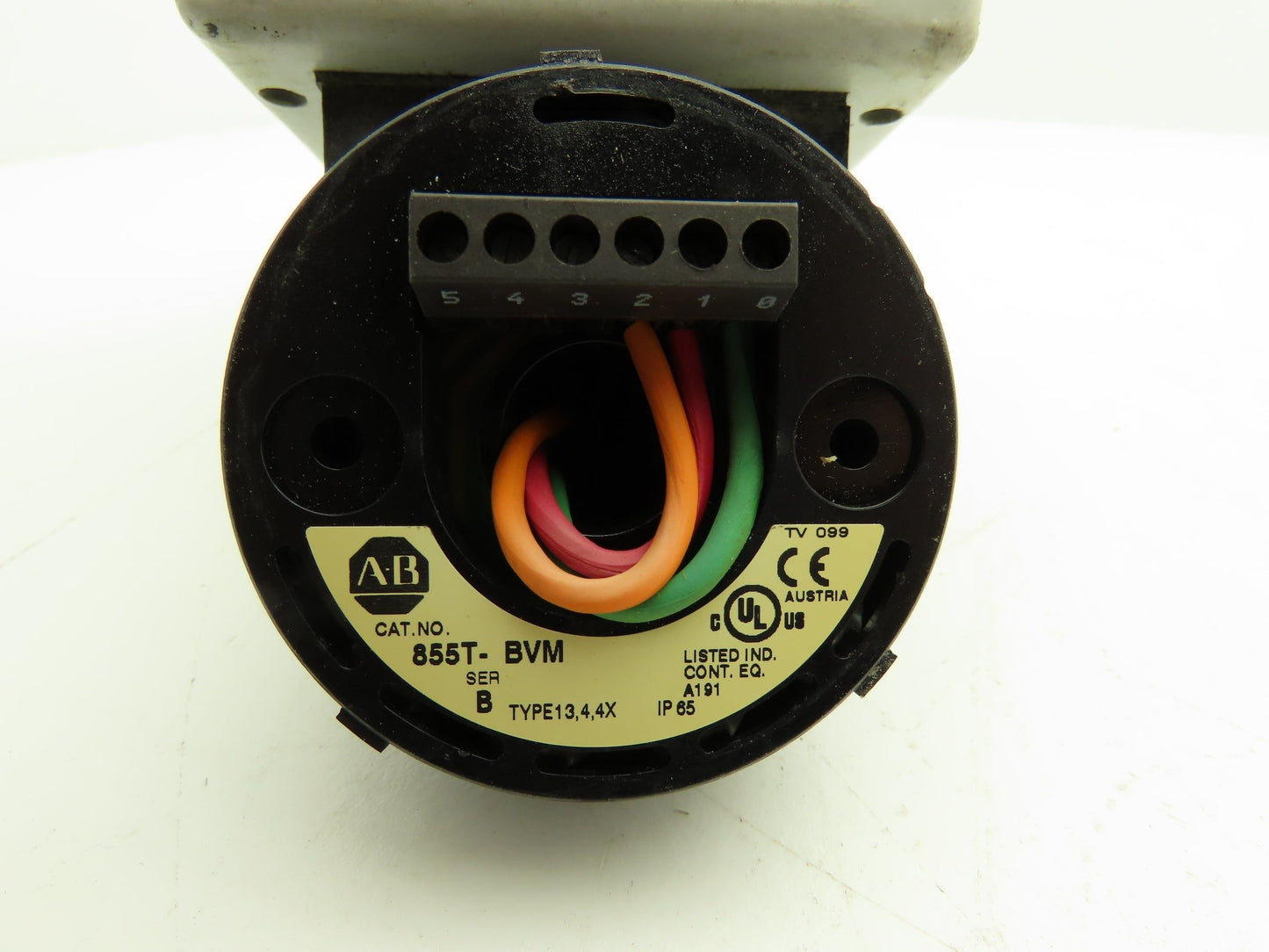 Allen Bradley 855T BVM Single Pushbutton 1 Stack Light Tower Activation Lot of 3