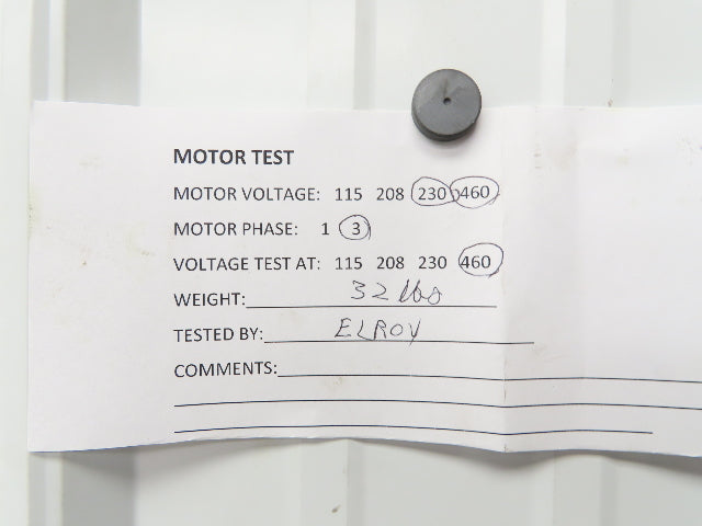 Dayton 3N443BA Squirrel Cage Blower Fan 3/4Hp 3450rpm 230/460V 3PH Motor