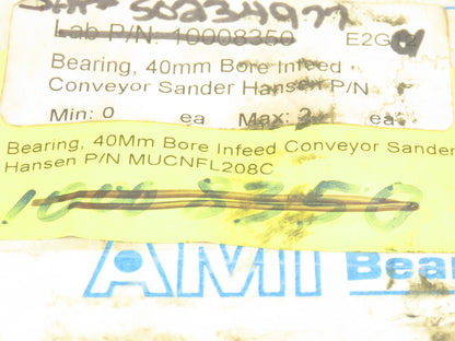 AMI MUCNFL208C Plastic Flange Bearing 40mm Bore 2-Bolt MUC208