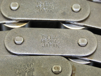 Tsubaki RF2040R RA Chain 10' Long Conveyor Double Pitch 1"