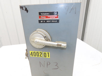 Westinghouse Life-Line Combination Motor Starter Fusible 10HP 600V 3ph 110V Coil
