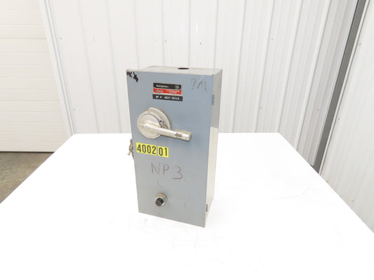 Westinghouse Life-Line Combination Motor Starter Fusible 10HP 600V 3ph 110V Coil