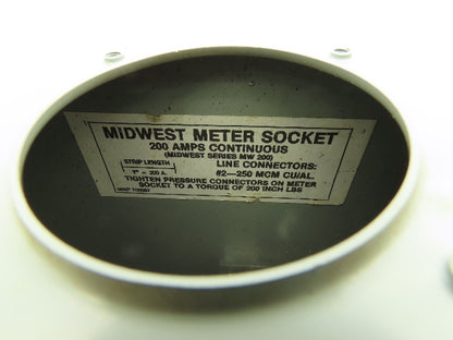 Midwest MS150C Electric Meter 150A Main Surface Mount Ring Type 17x17" 3R 1Ph