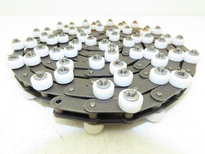 Tsubaki RF2040S-1LPSR-T-CP Chain Outboard Rollers 10' Long 1" Double Pitch *PICS