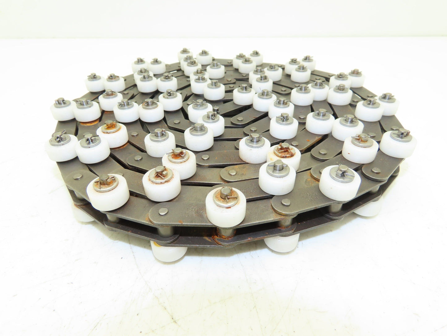 Tsubaki RF2040S-1LPSR-T-CP Chain Outboard Rollers 10' Long 1" Double Pitch *PICS