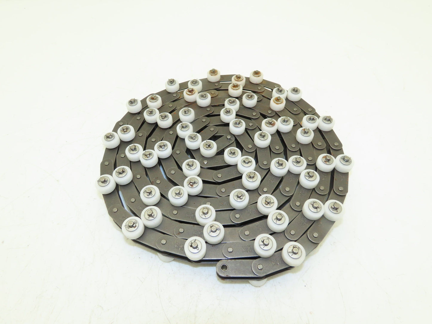 Tsubaki RF2040S-1LPSR-T-CP Chain Outboard Rollers 10' Long 1" Double Pitch *PICS