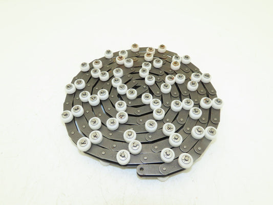 Tsubaki RF2040S-1LPSR-T-CP Chain Outboard Rollers 10' Long 1" Double Pitch *PICS