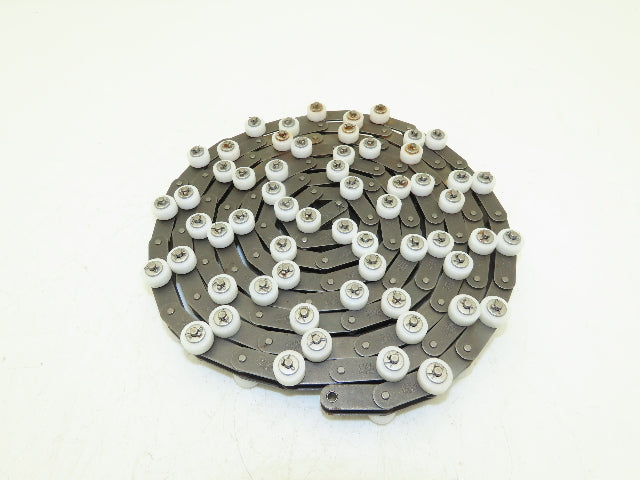 Tsubaki RF2040S-1LPSR-T-CP Chain Outboard Rollers 10' Long 1" Double Pitch *PICS