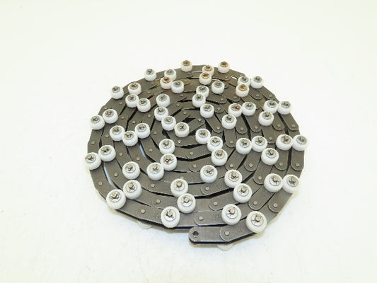 Tsubaki RF2040S-1LPSR-T-CP Chain Outboard Rollers 10' Long 1" Double Pitch *PICS