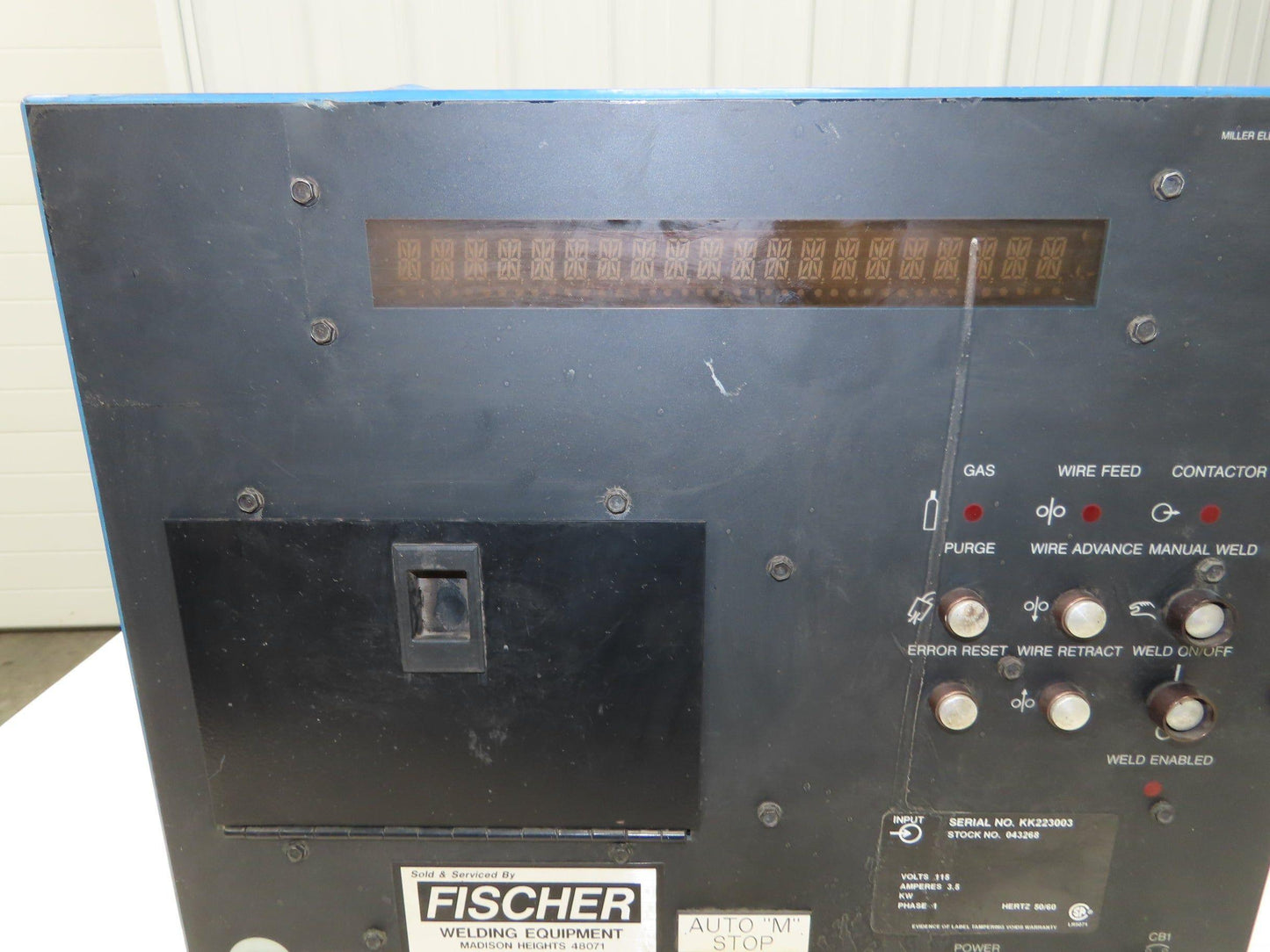 Miller 043268 Automatic M Welding Microprocessor Weld Control