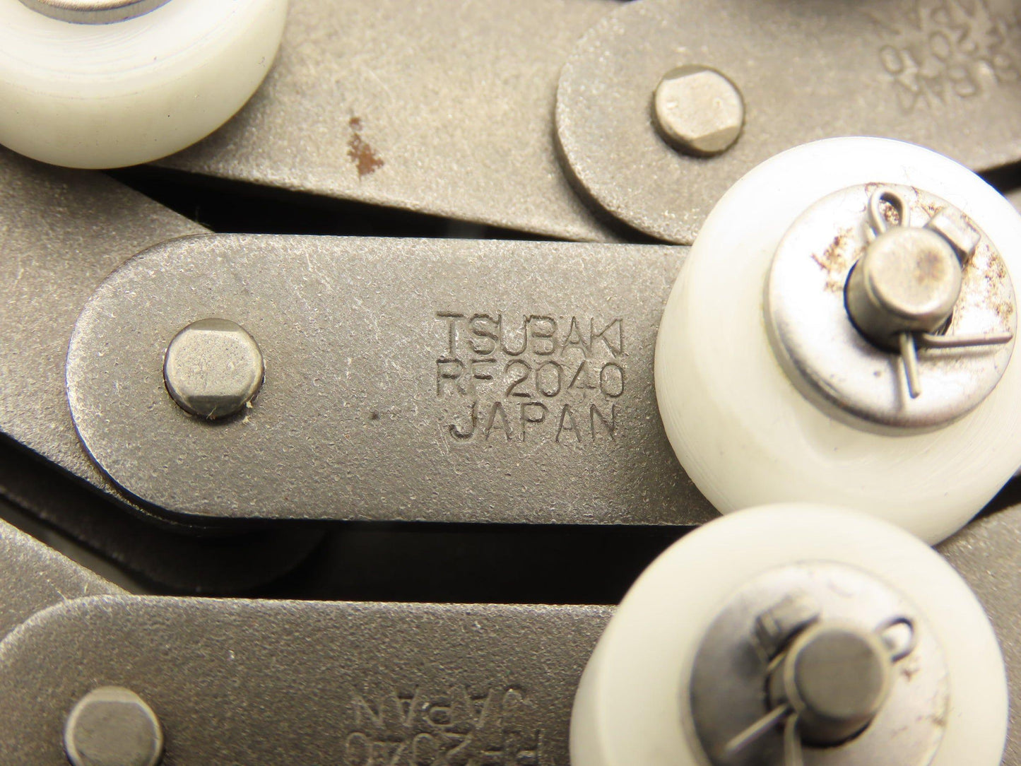 Tsubaki RF2040S-1LPSR-T-CP Chain Outboard Rollers 10' Long 1" Double Pitch