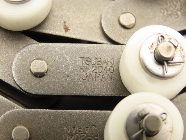 Tsubaki RF2040S-1LPSR-T-CP Chain Outboard Rollers 10' Long 1" Double Pitch