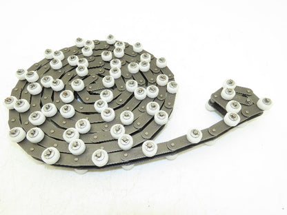 Tsubaki RF2040S-1LPSR-T-CP Chain Outboard Rollers 10' Long 1" Double Pitch