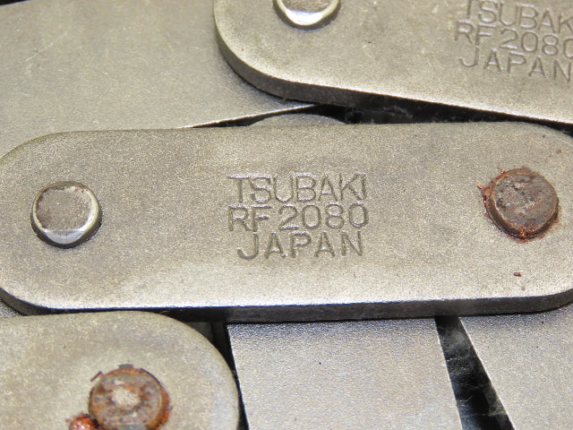 Tsubaki C-2080 Riveted Roller Chain 3" Double Pitch 10' Single Strand RF-2080
