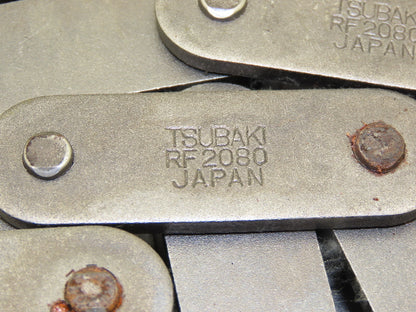 Tsubaki C-2080 Riveted Roller Chain 3" Double Pitch 10' Single Strand RF-2080