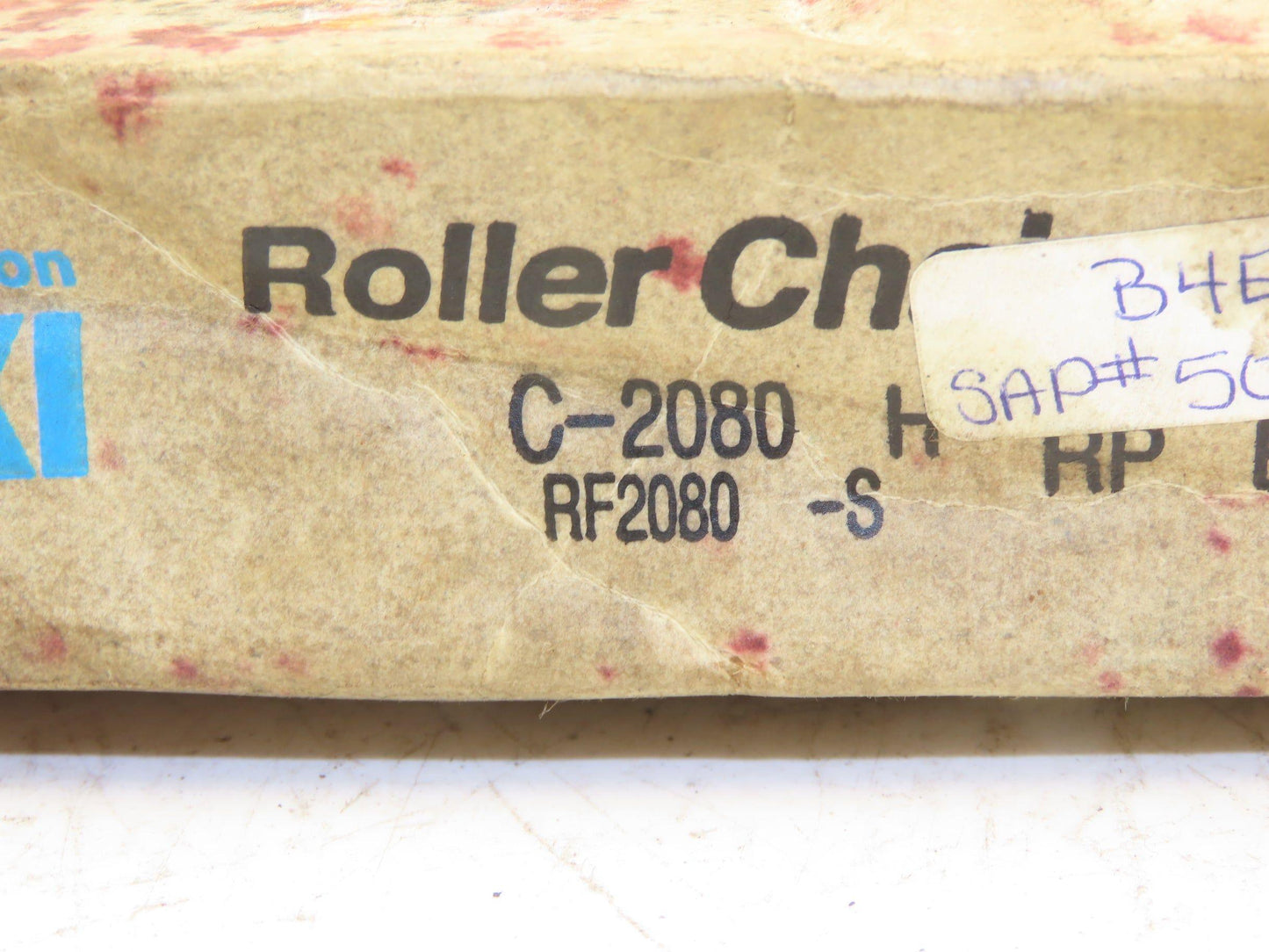 Tsubaki C-2080 Riveted Roller Chain 3" Double Pitch 10' Single Strand RF-2080