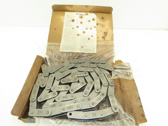 Tsubaki C-2080 Riveted Roller Chain 3" Double Pitch 10' Single Strand RF-2080