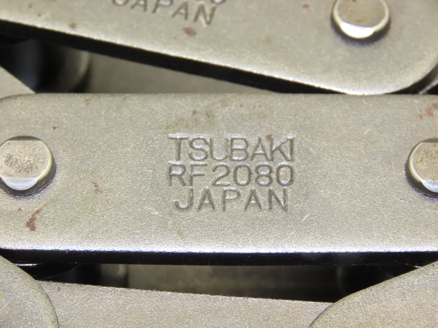 Tsubaki C-2080 Riveted Roller Chain 3" Double Pitch 10' Single Strand RF-2080