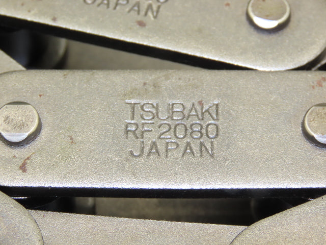 Tsubaki C-2080 Riveted Roller Chain 3" Double Pitch 10' Single Strand RF-2080