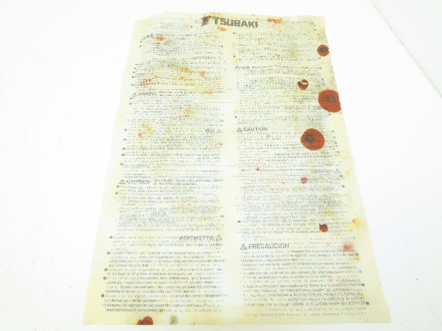 Tsubaki C-2080 Riveted Roller Chain 3" Double Pitch 10' Single Strand RF-2080