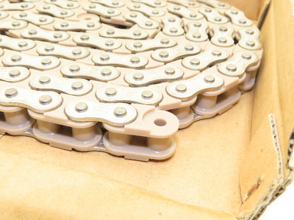 Tsubaki RF50-PC Poly-Stainless Roller Chain 5/8"Pitch Plastic/SS 50PC 10' Length