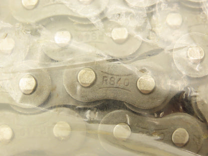 Tsubaki RS40 Roller Chain 40 Size 1/2" Pitch 240 Links 10' Long Lot of 2