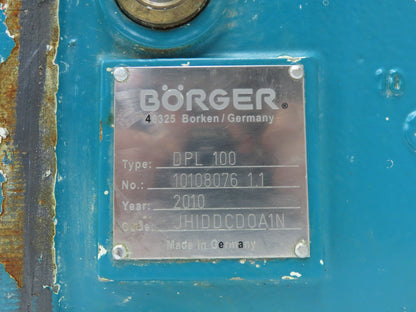 Borger DPL 100 Rotary Lobe Pump  **For Repair**  No Casing and Rotors