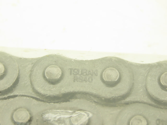 Tsubaki RS40 Roller Chain 40 Size 1/2" Pitch 240 Links 10' Long Lot of 2