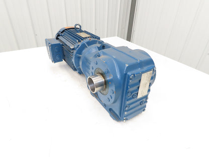 Sew Eurodrive KT67/T DRN100L4/DH Gearmotor 13.22 Ratio 133rpm 5Hp 230/460V 3PH