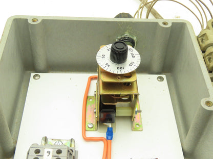 United Electric Controls Co E55S Temperature Controller Relay Unit W/Temp Probe