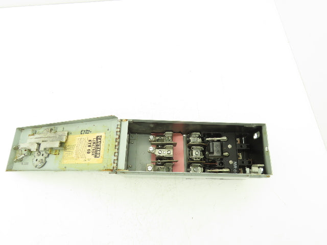 General Electric QMR322L Fusible Interrupter 60A 3Pole 240VAC