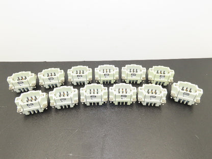 Phoenix Contact 1771037 6-Pin Male Heavycon Screw Terminal Lot of 12