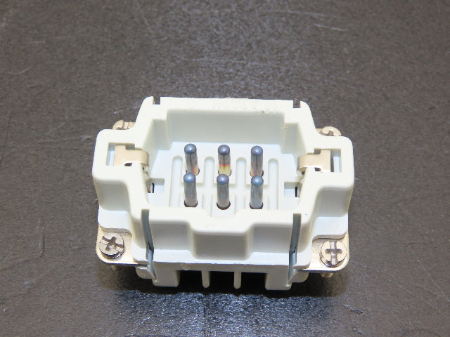 Phoenix Contact 1771037 6-Pin Male Heavycon Screw Terminal Lot of 12