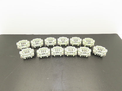 Phoenix Contact 1771037 6-Pin Male Heavycon Screw Terminal Lot of 12